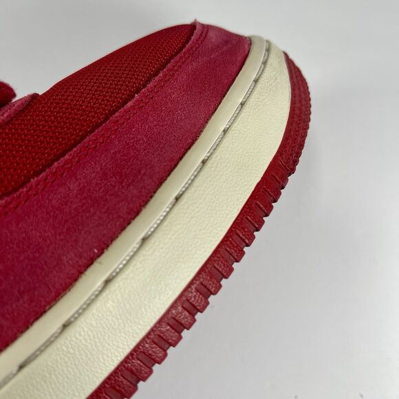 Nike Air Force 1 Low Gym Red Suede Silver Swoosh 488298-623 Men\'s Size 12 main image 2